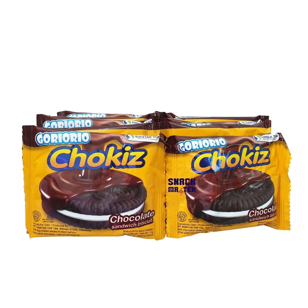 GORIORIO CHOKIZ CHOCOLATE SANDWICH BISCUIT 9.5 GR 10S