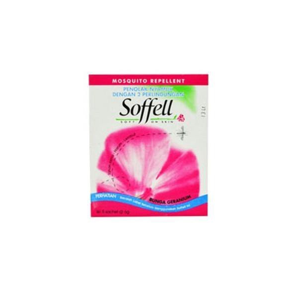 SOFFEL WANGI BUNGA GERANIUM 5.5 GR 12S